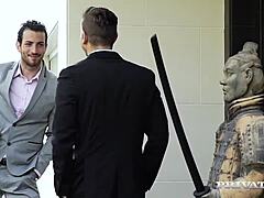 Alexa Tomas Endures Intense Domination by Two Hard Cocks in a Wild Threesome, Leading to Explosive Cumshots