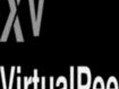 Virtual reality with chrissy fox, she dives into piss accidentally.