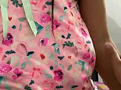 caressing the sweet body of a gorgeous latina to claim her virginity