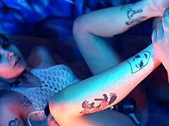Foot fetish and toe sucking in a lesbian relationship