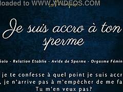 I am addicted to your cum - French audio JOI cumhungry