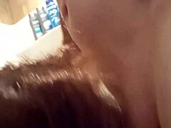 amateur gives great blowjob