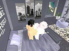 Average Roblox condo turns into wild ass and tits action. Unexpected twists await.