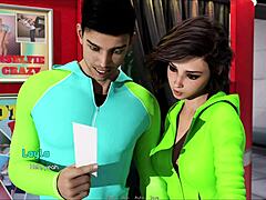 Fat Curvy Babe Rocks Cute Outfit in Wild 3D!