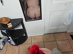 Amber On Her Knees For Daddy!