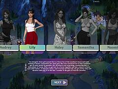 3D visual novel with hot and curvaceous women
