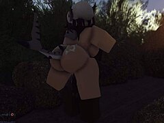 This is a POV video of a hot woman fucking at a pond