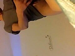 blindfolded old man gets a surprising blowjob in casual encounter