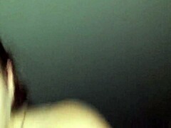 Amateur couple enjoys breast worship and hardcore sex until they both cum