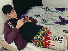 Helping my stepson with masturbation using a sex doll