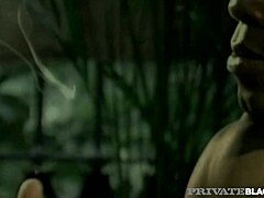 Privateblack presents interracial couple’s passionate encounter with Laura Angel