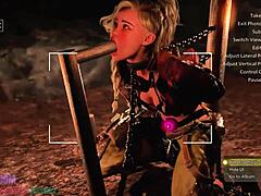 Gemma Smithy Undergoes Intense Blowjob Training in Bondage