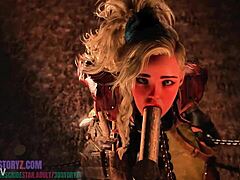 Gemma Smithy Undergoes Intense Blowjob Training in Bondage