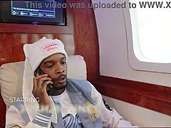 Pretty gets her pussy pounded on a plane