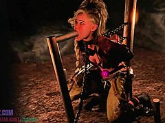 Gemma Smithy Undergoes Intense Blowjob Training in Bondage