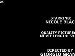 Nicole Black takes monster anal with deep gaping action