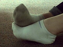 Dirty Socks Tease with Hidden Sneaky Vibes