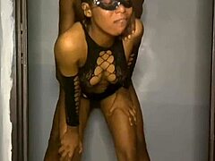 petite slut screams loud in tight fishnets