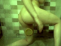 Catchboobs Play With Dildo In Shower Sex
