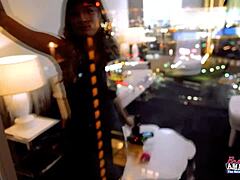 Cute Tattooed Brunette Pamela Morrison Masturbates with Vibro for Facial Finish