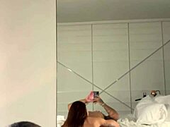 Hot brazilian babe gives wet blowjob on pov