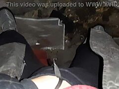 I’m a village girl getting off hot in a chilly barn. It feels so wild on this ranch!