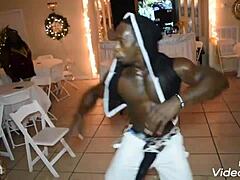 A night in girls with a hot guy from New Orleans, packed with action
