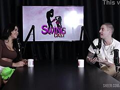 teen in lingerie joins old group for domination play with lexi mallet and tifany rocha at swing cast.