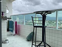 I hired this Brazilian maid and her tiny shorts show off an amazing butt