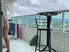 I hired this Brazilian maid and her tiny shorts show off an amazing butt