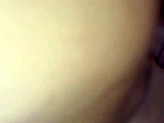 After a few strokes, the whole load was in her pussy