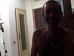 Shove that dildo deep in your italian milf ass now!