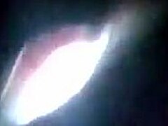 The electroman calibrates his zapper by stroking it