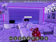 Having fun in a Roblox condominium with a condom game