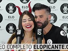 elo podcast passes ice over sara blonde's tits