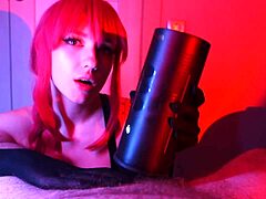 I satisfy him with new toy and blowjob 😘