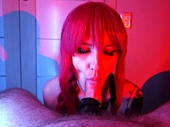 I satisfy him with new toy and blowjob 😘