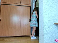 Delivery man caught in steamy twin sister argument