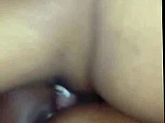 amateur african teen swallows fingers in homemade sex.