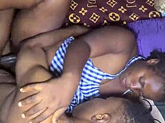 wow, nigerian pussy gets roughly slammed hard now!