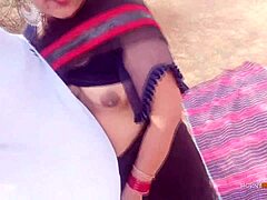 mature indian milf kavita bhabhi pounded hard in jungle.
