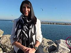 Damn! Jade 25ans, Naughty French Brunette in Sexy Lingerie!