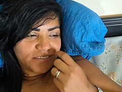 nicoly mattos’ hairy pussy drips with cum!