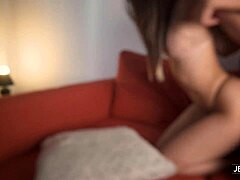 Step sister’s big round ass rides my hard cock to cum!