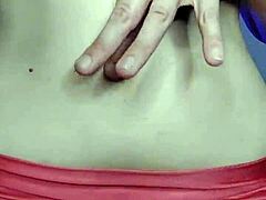 navel fetish play with my sexy gym trainer