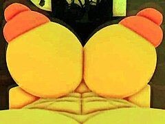 Training Her Ass for Big White Cock in Wild Roblox Scene