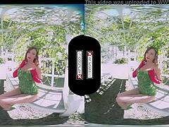 Stunning Poison Ivy in VR cosplay gets smashed hard