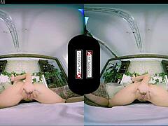 Stunning Poison Ivy in VR cosplay gets smashed hard