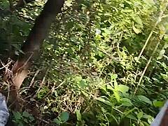 Latina Babe Sucks Me Off in the Woods