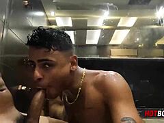 Young Guys Get Steamy in the Bathtub